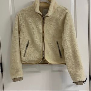 UO Fuzzy Cropped Jacket